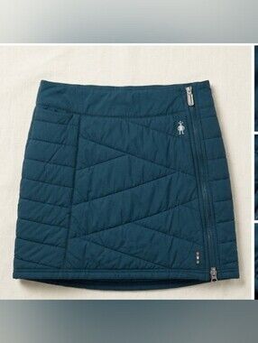 Smartwool Insulated Quilted Mini Skirt in Blue (Sz M) Gorpcore Capsule Fall